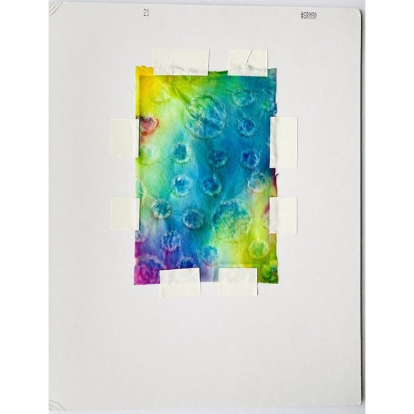 Original Art ‘Singing The Blues’ Encaustic Wax Painting 14”x11" Frame Ready - Picture 4 of 4